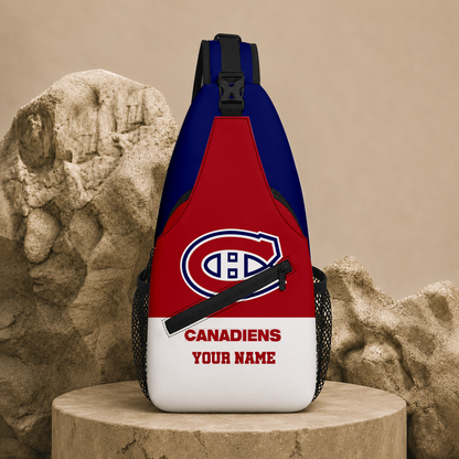 LIMITED EDITION - NEW CUSTOMIZED NHL11 MCD MONTREAL CANADIENS SLING BAG