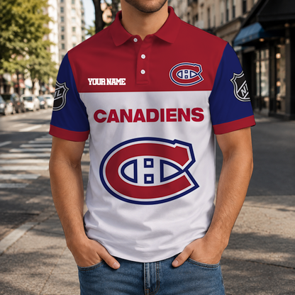 EXCLUSIVE EDITION - NEW CUSTOMIZED NHL11 MCD MONTREAL CANADIENS T-SHIRT, POLO SHIRT, ZIP POLO SHIRT, SWEATSHIRT, HOODIE & ZIP HOODIE