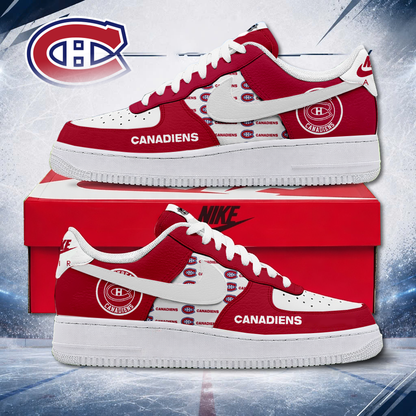 MEGA SALE - NEW CUSTOMIZED NHL11 MCD MONTREAL CANADIENS AF1 SHOES