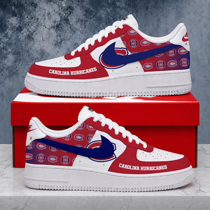 LIMITED EDITION - NEW CUSTOMIZED NHL11 MCD MONTREAL CANADIENS AF1 SHOES