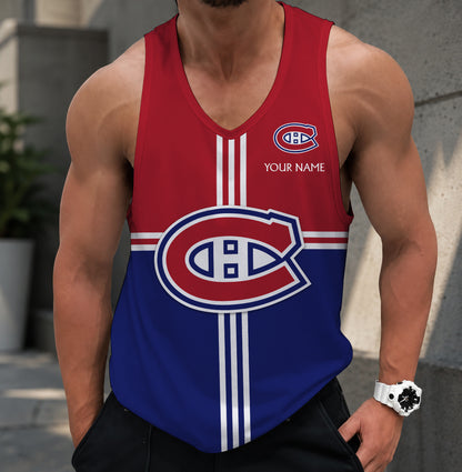 LIMITED EDITION - NEW CUSTOMIZED NHL11 MCD MONTREAL CANADIENS MEN'S TANK TOP