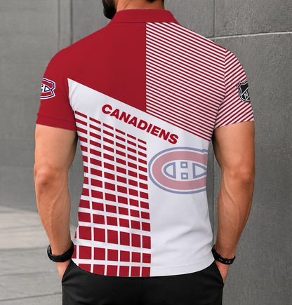 VIRAL EDITION - NEW CUSTOMIZED NHL11 MCD MONTREAL CANADIENS POLO SHIRT