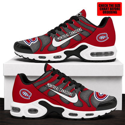 [SUPER SALE] NEW CUSTOMIZED NHL11 MCD MONTREAL CANADIENS AIR MAX PLUS SNEAKERS