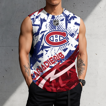 LIMITED EDITION - NEW CUSTOMIZED NHL11 MCD MONTREAL CANADIENS TANK TOP & GYM SHIRT
