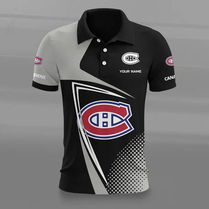 [SUPER SALE] NEW CUSTOMIZED NHL11 MCD MONTREAL CANADIENS POLO SHIRT