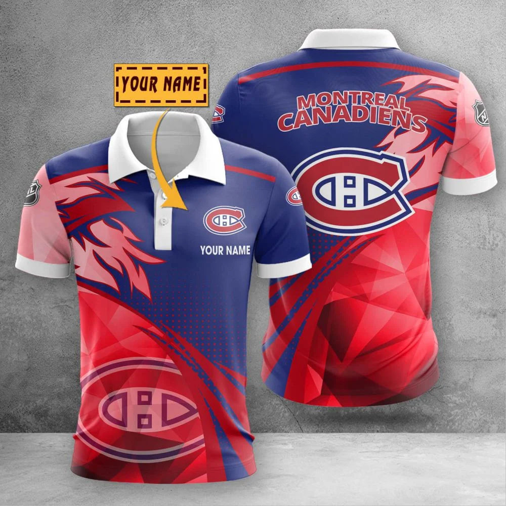 LIMITED EDITION - NEW CUSTOMIZED NHL11 MCD MONTREAL CANADIENS POLO SHIRT, ZIP POLO SHIRT & T-SHIRTS