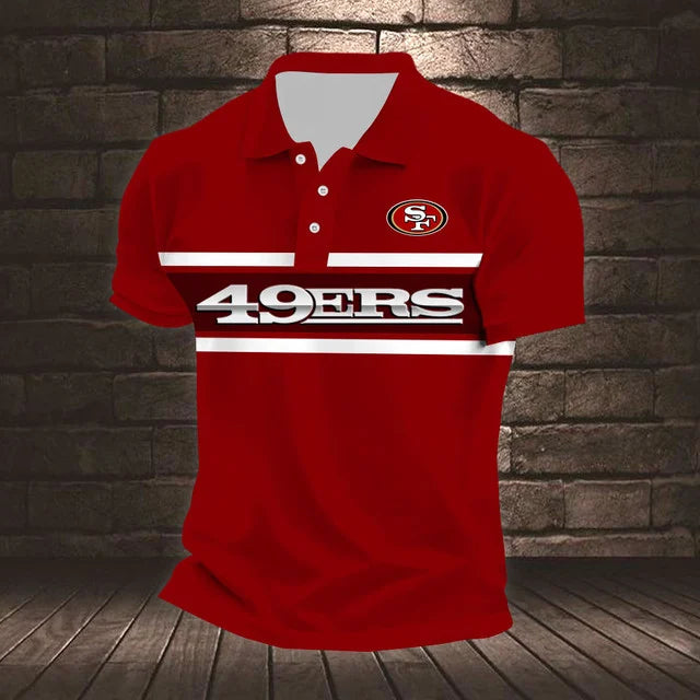 ELITE EDITION - NEW CUSTOMIZED NFL11 SF49 SAN FRANCISCO 49ERS POLO SHIRT, ZIP POLO SHIRT & T-SHIRTS