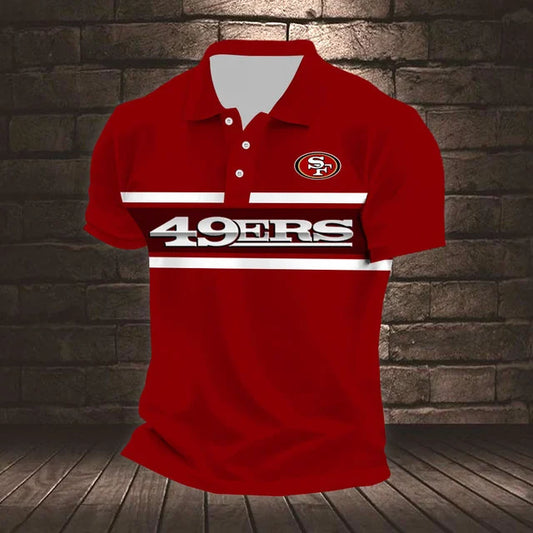 ELITE EDITION - NEW CUSTOMIZED NFL11 SF49 SAN FRANCISCO 49ERS POLO SHIRT, ZIP POLO SHIRT & T-SHIRTS