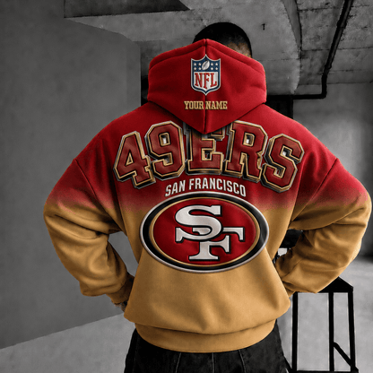 EXCLUSIVE EDITION - NEW CUSTOMIZED NFL11 SF49 SAN FRANCISCO 49ERS HOODIE, ZIP HOODIE, POLO SHIRT, ZIP POLO SHIRT, T-SHIRT & SWEATSHIRT
