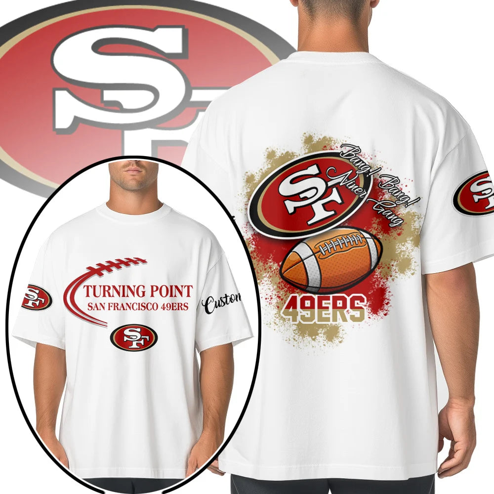 VIRAL EDITION - NEW CUSTOMIZED NFL11 SF49 SAN FRANCISCO 49ERS POLO SHIRT, ZIP POLO SHIRT & T-SHIRTS