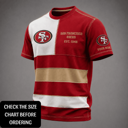 EXCLUSIVE EDITION - NEW CUSTOMIZED NFL11 SF49 SAN FRANCISCO 49ERS T-SHIRT, POLO SHIRT, ZIP POLO SHIRT, HOODIE, ZIP HOODIE & SWEATSHIRT