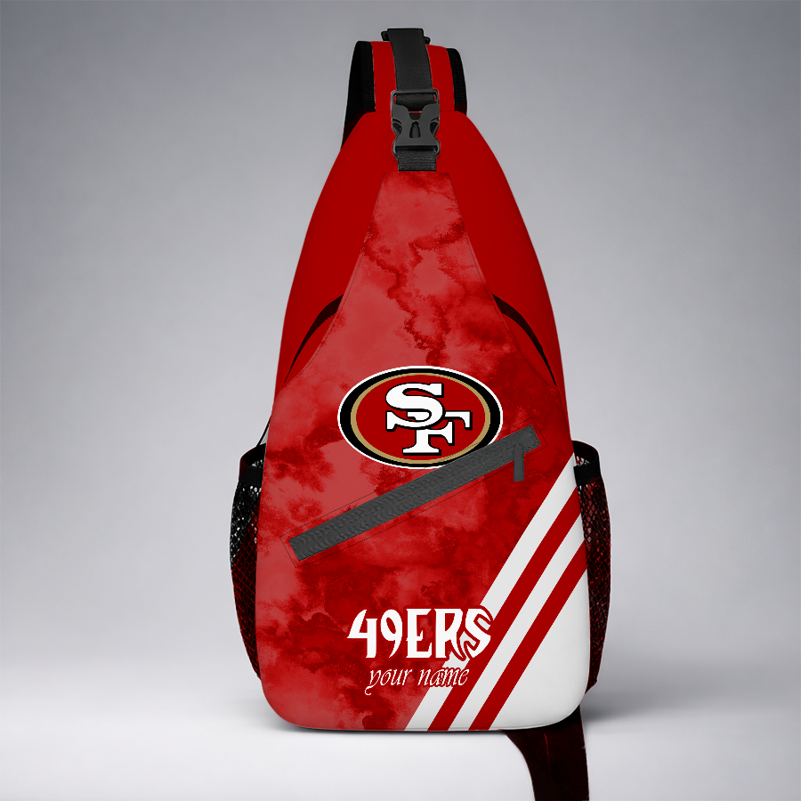 [SPECIAL OFFER] NEW CUSTOMIZED NFL11 SF49 SAN FRANCISCO 49ERS SLING BAG