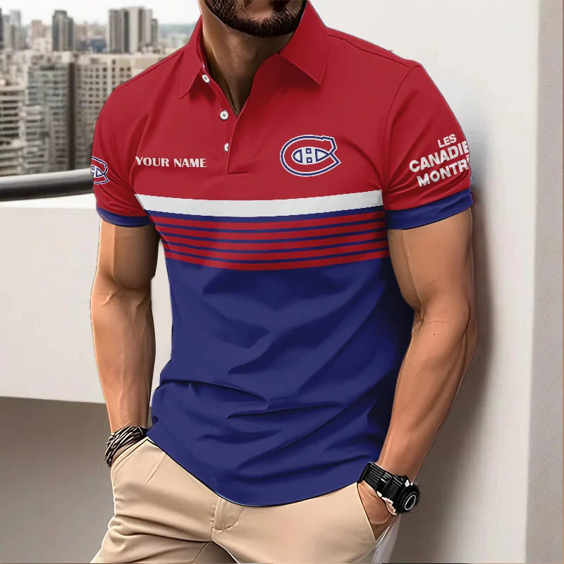 VIRAL EDITION - NEW CUSTOMIZED NHL11 MCD MONTREAL CANADIENS POLO SHIRT, ZIP POLO SHIRT & T-SHIRTS