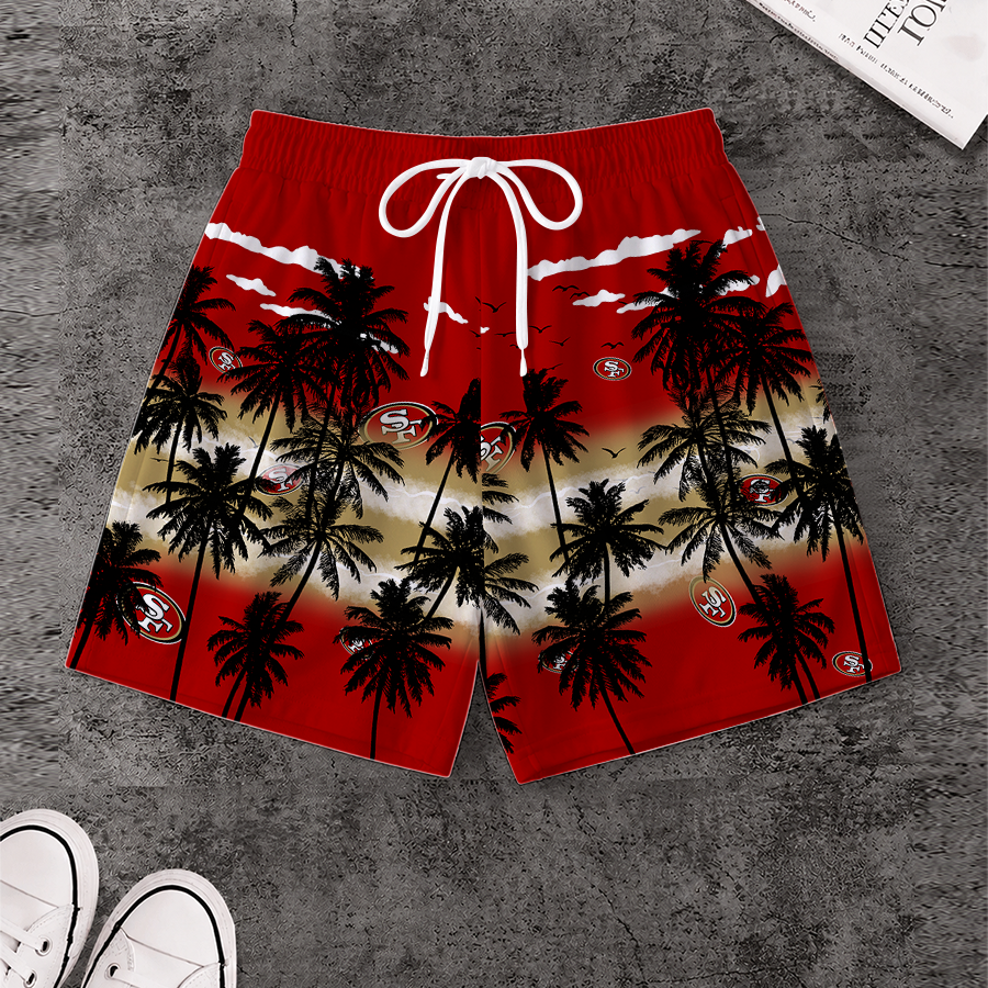 LIMITED EDITION - NEW CUSTOMIZED NFL11 SF49 SAN FRANCISCO 49ERS SHORT PANTS