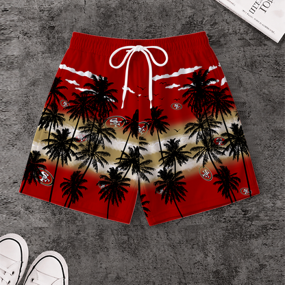 LIMITED EDITION - NEW CUSTOMIZED NFL11 SF49 SAN FRANCISCO 49ERS SHORT PANTS