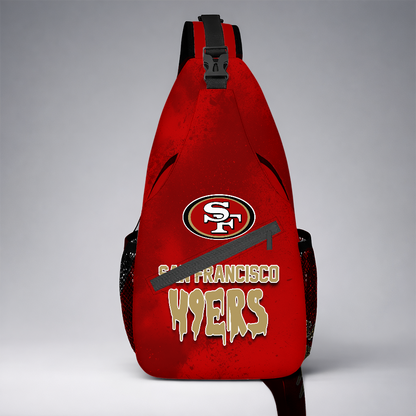 [SPECIAL OFFER] NEW CUSTOMIZED NFL11 SF49 SAN FRANCISCO 49ERS SLING BAG