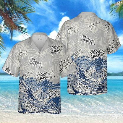 [FAN EXCLUSIVE] NEW CUSTOMIZED MICHAEL JACKSON UNISEX HAWAIIAN SHIRT
