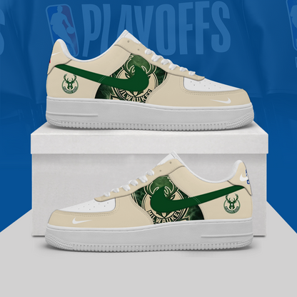 [HOT DEAL] NEW CUSTOMIZED NBA11 MBU MILWAUKEE BUCKS AF1 SHOES