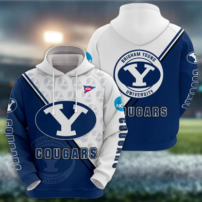 ELITE EDITION - NEW CUSTOMIZED NCAA FBS11 BYU BYU COUGARS HOODIE, ZIP HOODIE, T-SHIRT, POLO SHIRT, ZIP POLO SHIRT & SWEATSHIRT