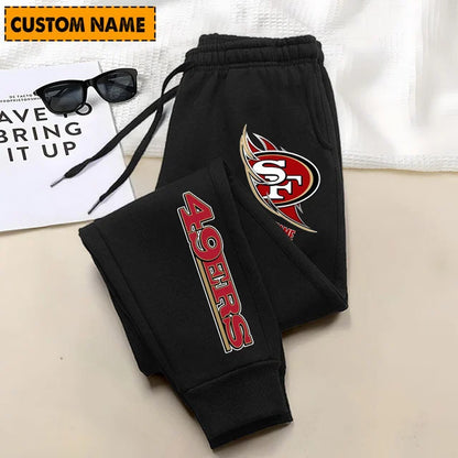 EXCLUSIVE EDITION - NEW CUSTOMIZED NFL11 SF49 SAN FRANCISCO 49ERS SWEATPANTS