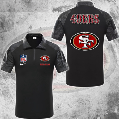 ELITE EDITION - NEW CUSTOMIZED NFL11 SF49 SAN FRANCISCO 49ERS POLO SHIRT, ZIP POLO SHIRT & T-SHIRTS