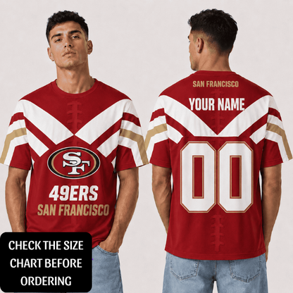 VIRAL EDITION - NEW CUSTOMIZED NFL11 SF49 SAN FRANCISCO 49ERS T-SHIRT, POLO SHIRT, ZIP POLO SHIRT, HOODIE, ZIP HOODIE & SWEATSHIRT