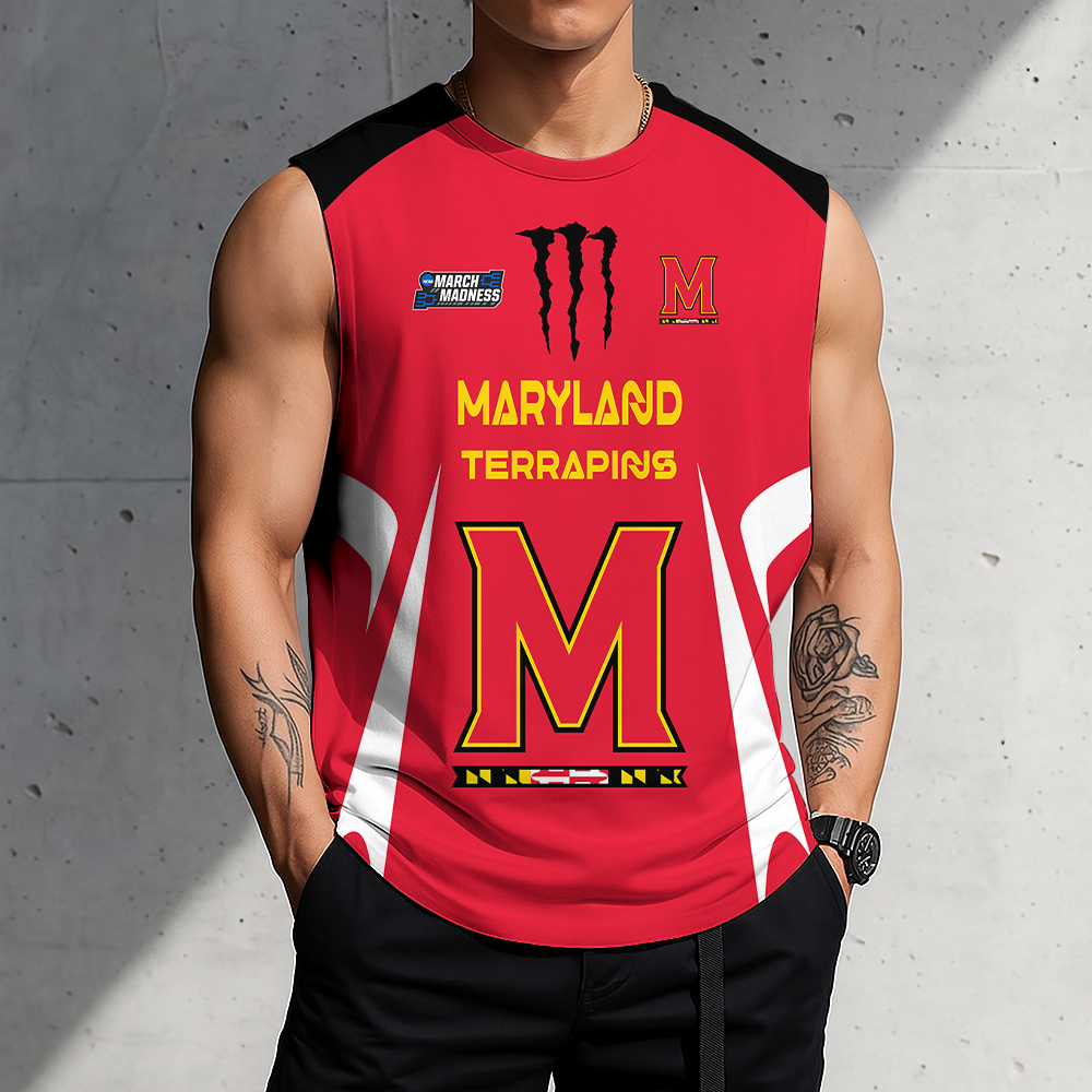 LIMITED DROP - NEW CUSTOMIZED | NCAA MAM11 MLT ML TERRAPINS MEN'S GYM SHIRT