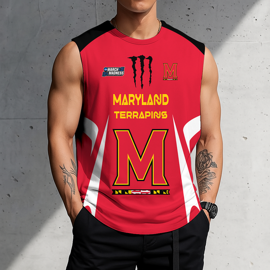 LIMITED DROP - NEW CUSTOMIZED | NCAA MAM11 MLT ML TERRAPINS MEN'S GYM SHIRT
