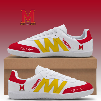 [FAN FAVORITE] NEW CUSTOMIZED NCAA MAM11 MLT MARYLAND TERRAPINS CLASSIC SNEAKERS