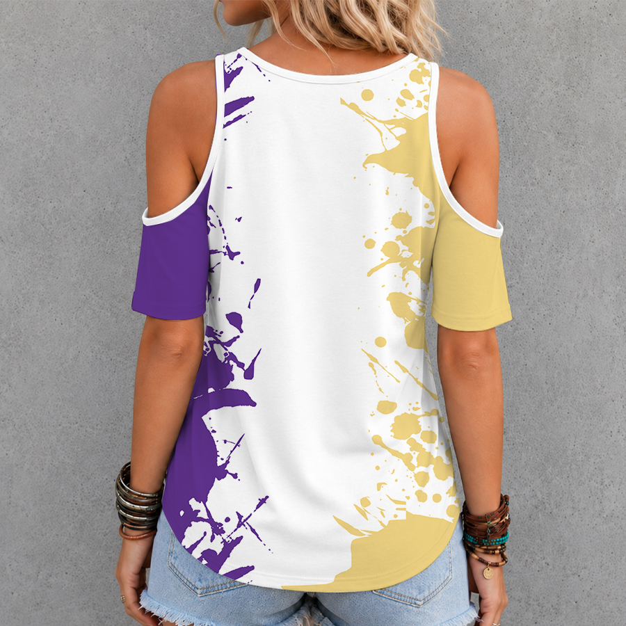 [FAN EXCLUSIVE] NEW CUSTOMIZED MLS11 OCS ORLANDO CITY SC CRISS CROSS V-NECK TOP