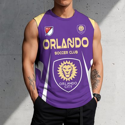 LIMITED EDITION - NEW CUSTOMIZED MLS11 OCS ORLD CITY SC TANK TOP & GYM SHIRT
