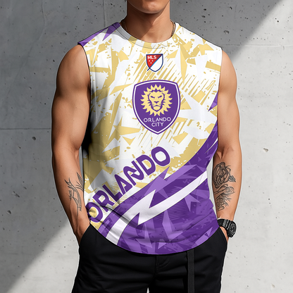 POPULAR NOW - NEW CUSTOMIZED MLS11 OCS ORLANDO CITY SC TANK TOP & GYM SHIRT