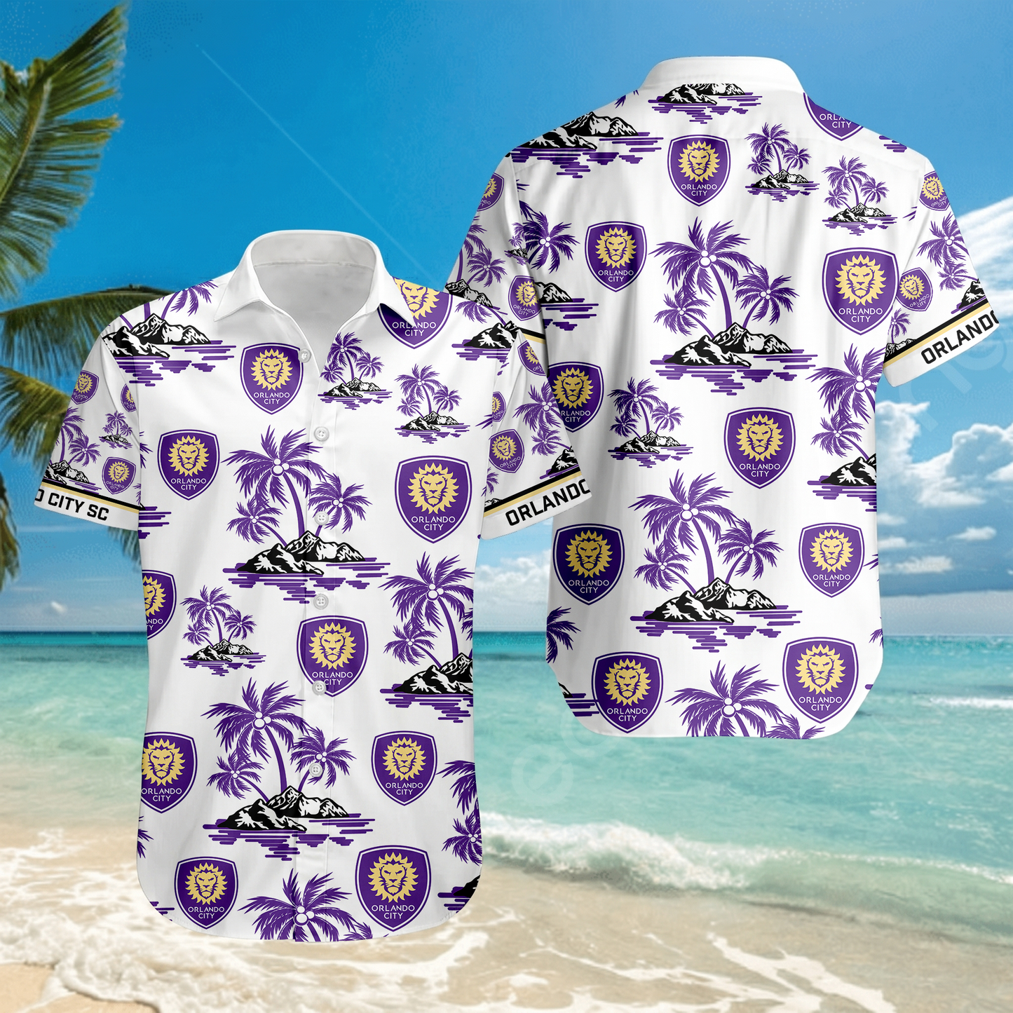 TOP SELLING - NEW CUSTOMIZED MLS11 OCS ORLANDO CITY SC UNISEX HAWAIIAN SHIRT