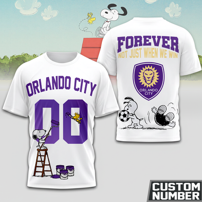 ENDING TODAY - NEW CUSTOMIZED MLS11 OCS ORLANDO CITY SC x SNOOPY HOODIE, T-SHIRTS, ZIP HOODIE, SWEATSHIRTS & POLO