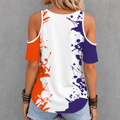 [FAN FAVORITE] NEW CUSTOMIZED WNBA11 PNM PHOENIX MERCURY CRISS CROSS V-NECK TOP