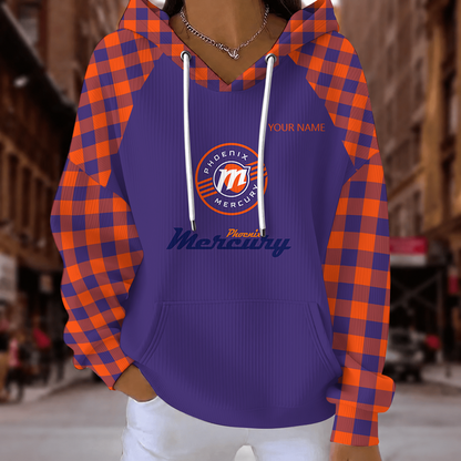 [FAN FAVORITE] NEW CUSTOMIZED WNBA11 PNM PHOENIX MERCURY RIBBED HOODIE & SWEATSHIRT