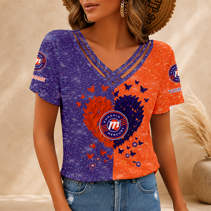 LIMITED EDITION - NEW CUSTOMIZED WNBA11 PNM PHOENIX MERCURY V-NECK SHIRT