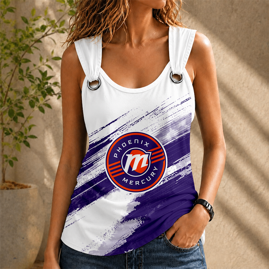 [FAN FAVORITE] NEW CUSTOMIZED WNBA11 PNM PHOENIX MERCURY O-RING SHOULDER TANK TOP
