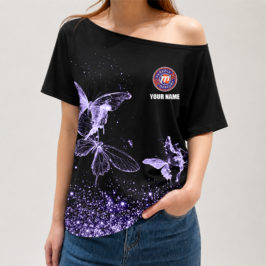 [FAN FAVORITE] NEW CUSTOMIZED WNBA11 PNM PHOENIX MERCURY OFF-SHOULDER SHIRT