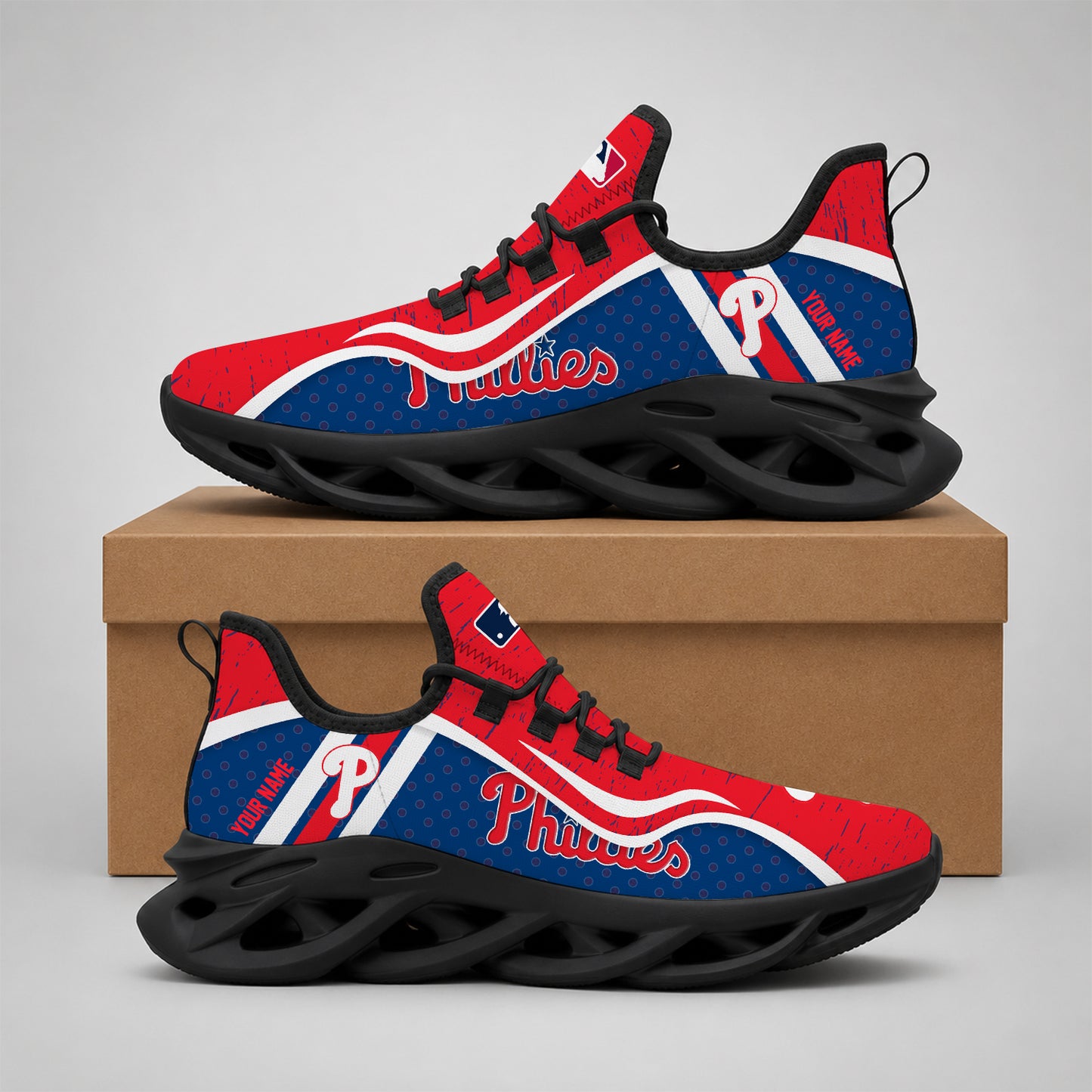ELITE EDITION - NEW CUSTOMIZED MLB11 PPS PHILADELPHIA PHILLIES MAX SOUL SHOES