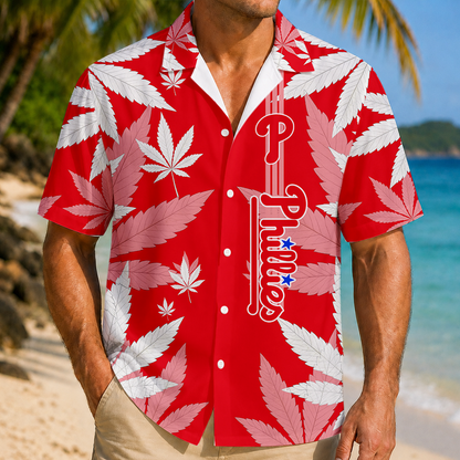 LIMITED EDITION - NEW CUSTOMIZED MLB11 PPS PHILADELPHIA PHILLIES UNISEX HAWAIIAN SHIRT