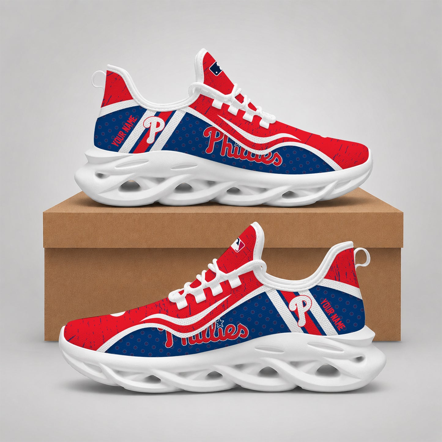 ELITE EDITION - NEW CUSTOMIZED MLB11 PPS PHILADELPHIA PHILLIES MAX SOUL SHOES