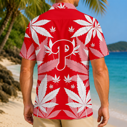 LIMITED EDITION - NEW CUSTOMIZED MLB11 PPS PHILADELPHIA PHILLIES UNISEX HAWAIIAN SHIRT