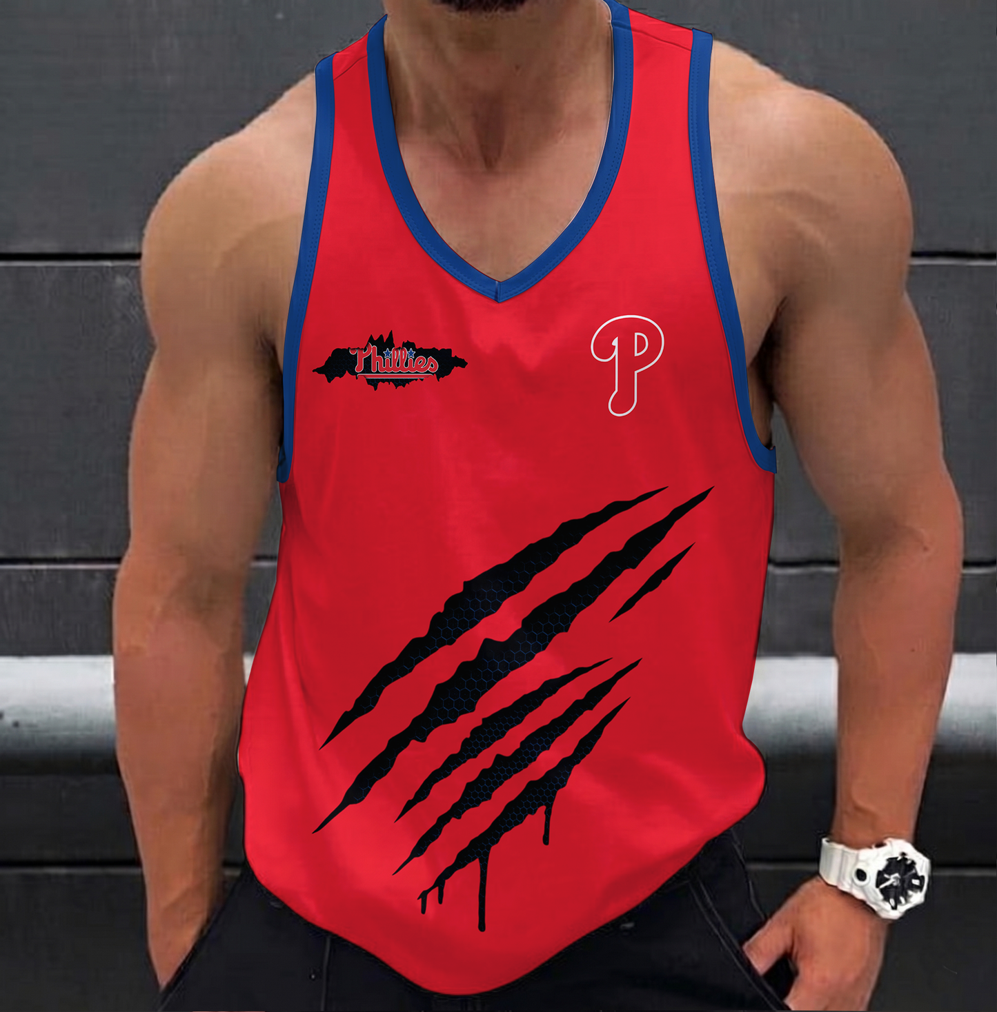 VIRAL EDITION - NEW CUSTOMIZED MLB11 PHILADELPHIA PHILLIES UNISEX TANK TOP