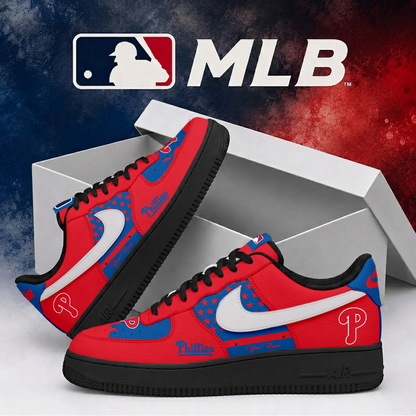 LIMITED EDITION - NEW CUSTOMIZED MLB11 PPS PHILADELPHIA PHILLIES AF1 SHOES