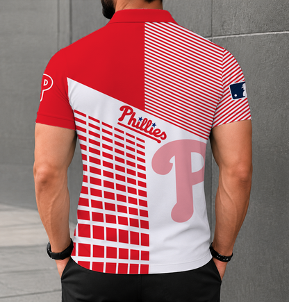 LIMITED EDITION - NEW CUSTOMIZED MLB11 PPS PHILADELPHIA PHILLIES POLO SHIRT