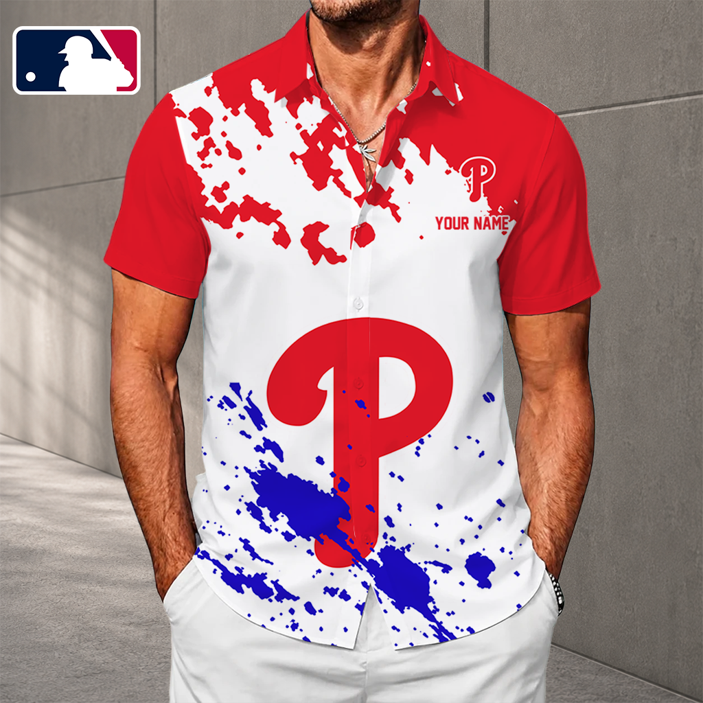 LIMITED EDITION - NEW CUSTOMIZED MLB11 PPS PHILADELPHIA PHILLIES UNISEX HAWAIIAN SHIRT