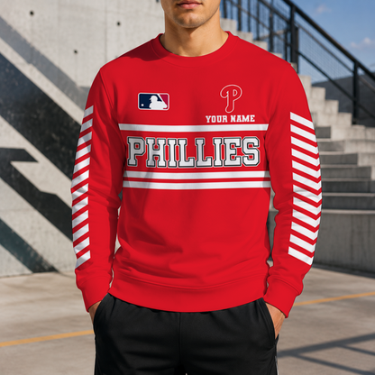 VIRAL EDITION - NEW CUSTOMIZED MLB11 PPS PHILADELPHIA PHILLIES UNISEX SWEATSHIRT