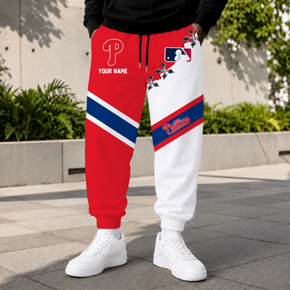 LIMITED EDITION - NEW CUSTOMIZED MLB11 PPS PHILADELPHIA PHILLIES SWEATPANTS