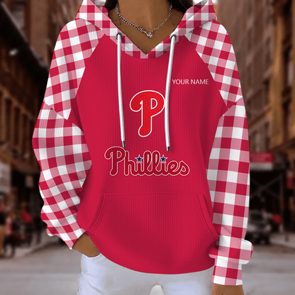 [FLASH SALE] NEW CUSTOMIZED MLB11 PPS PHILADELPHIA PHILLIES RIBBED HOODIE & SWEATSHIRT